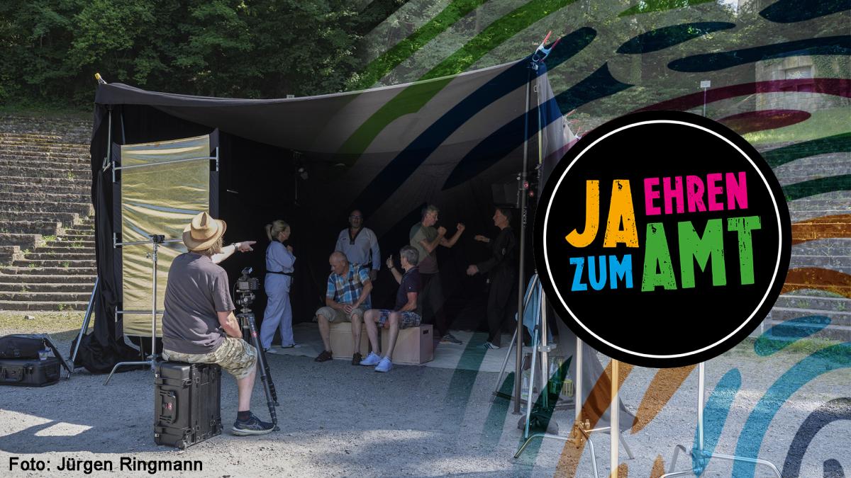Fotokunstprojekt: Ja zum Ehrenamt Banner